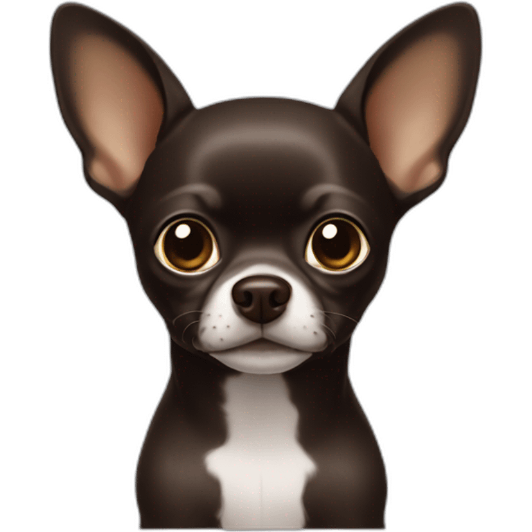 Darkish Brown Chihuahua emoji