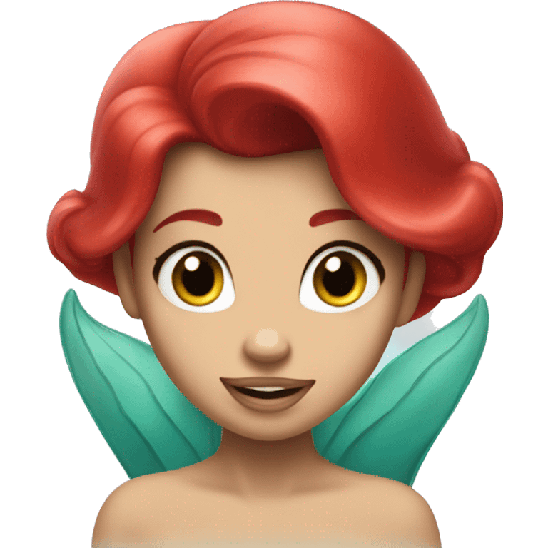 Ariel, little mermaid emoji