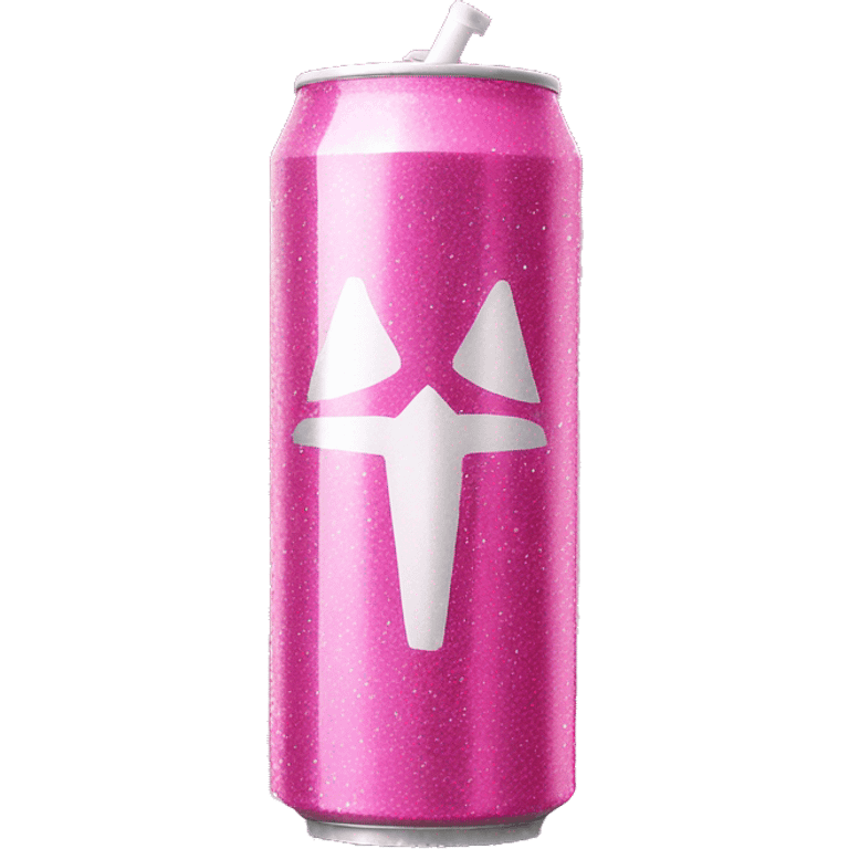 Pink energy drink cute girly glittery  emoji