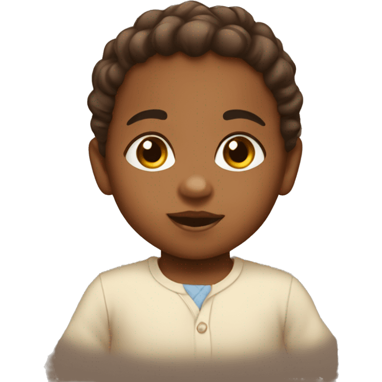 Brownskin baby emoji