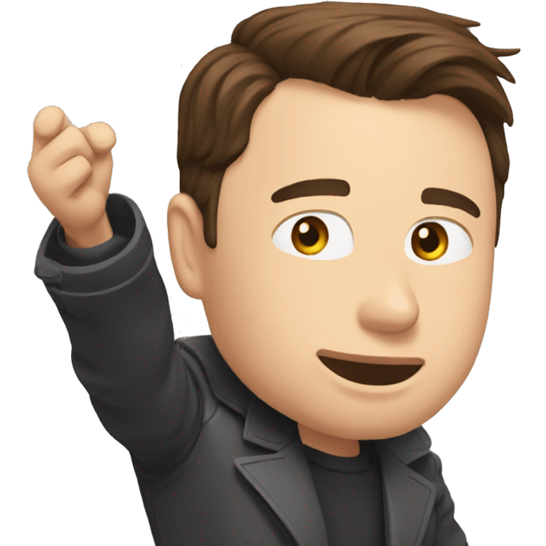 Elon musk se pose une question emoji