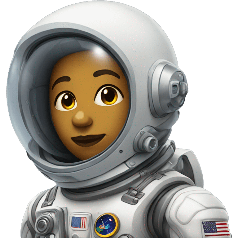 Cyborg astronaut  emoji