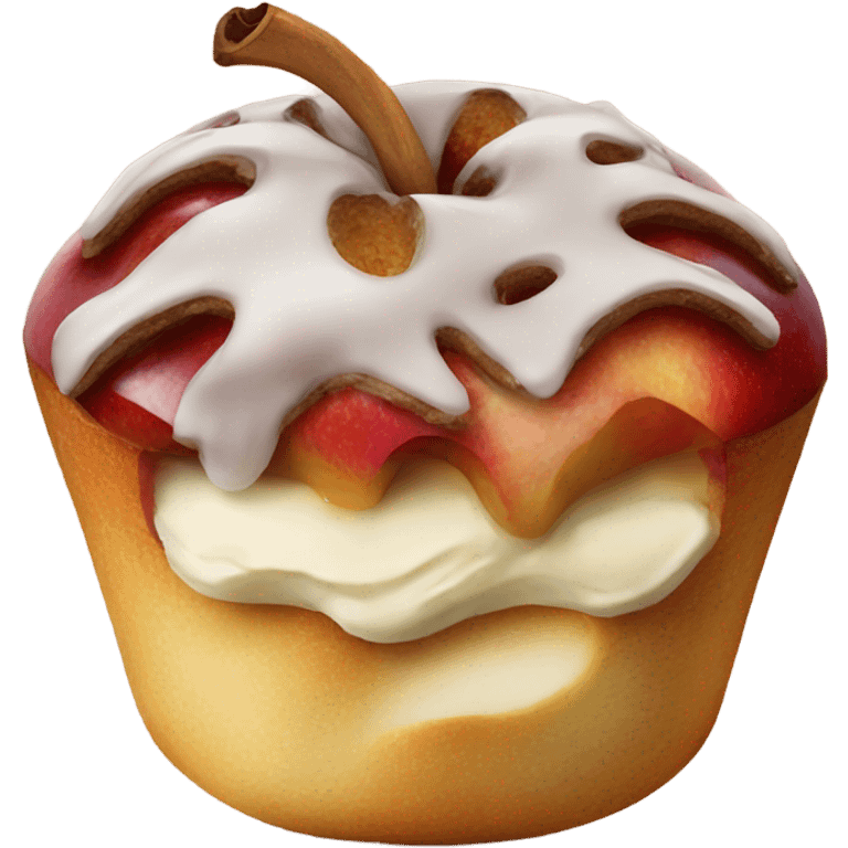 baked apple dessert emoji