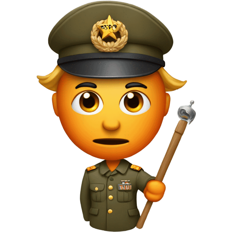 a orange as a dictator  emoji