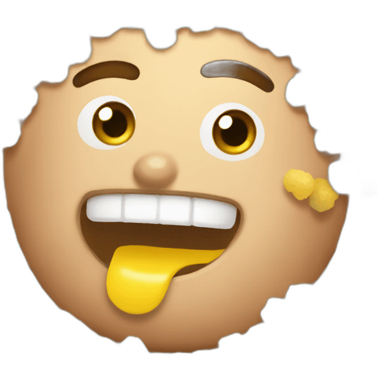 Macron mange du couscous emoji