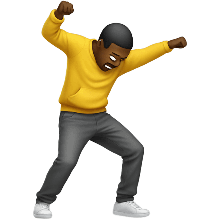 person dabbing emoji