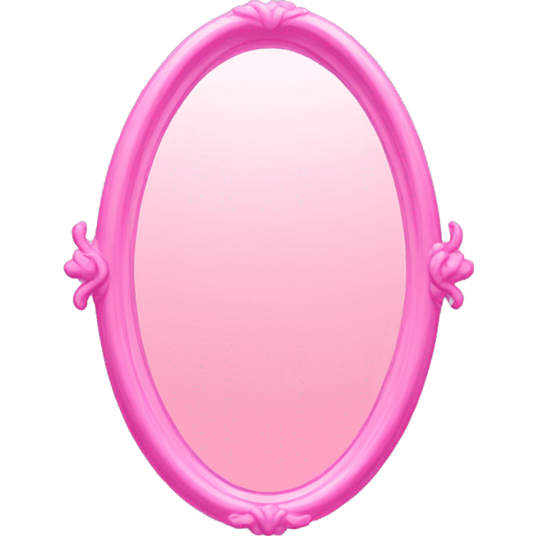 Pink mirror emoji