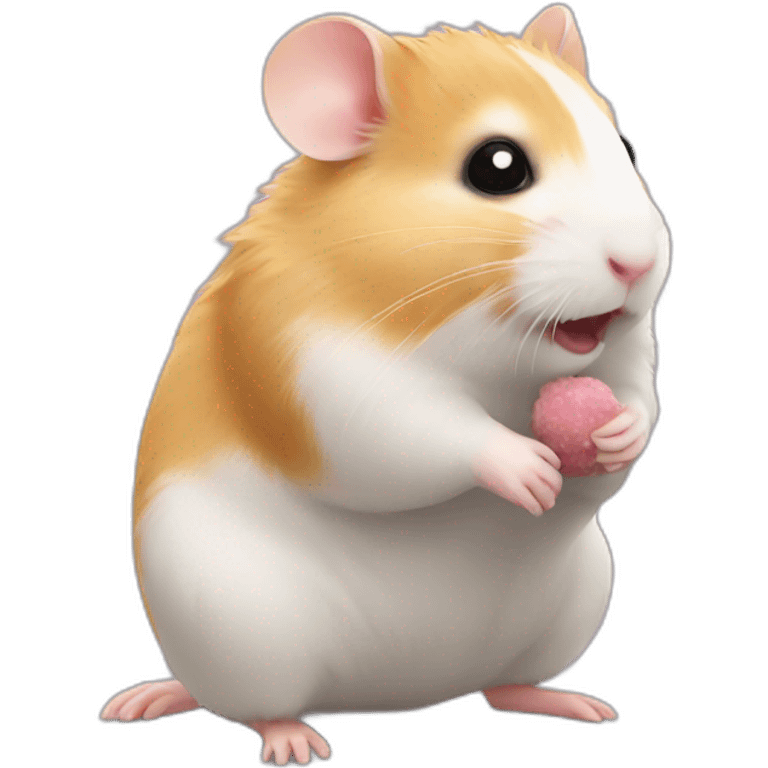 Hamster with emoji