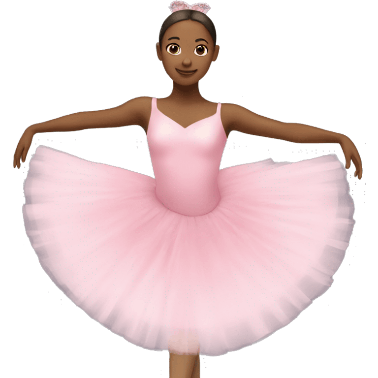 ballerina in pink emoji