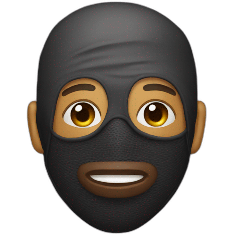 Face mask rapper  emoji