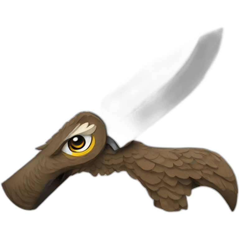 owl knife emoji