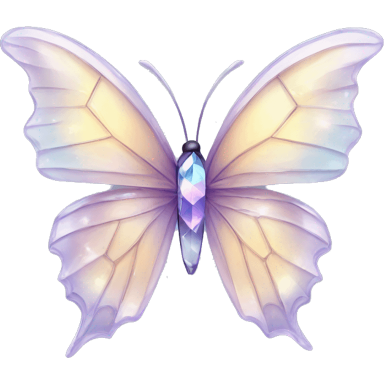 crystal butterfly emoji