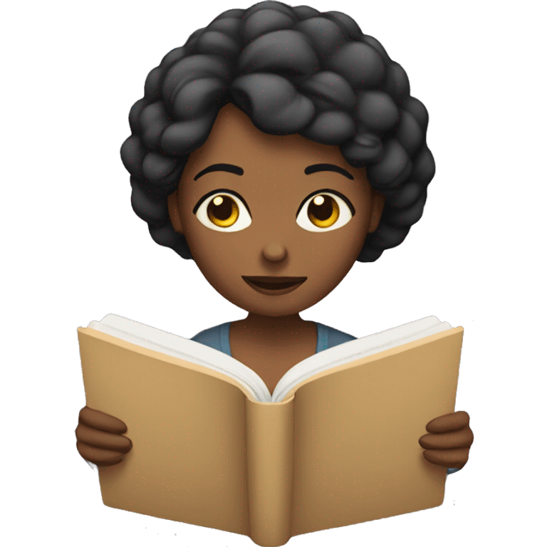 woman reading emoji