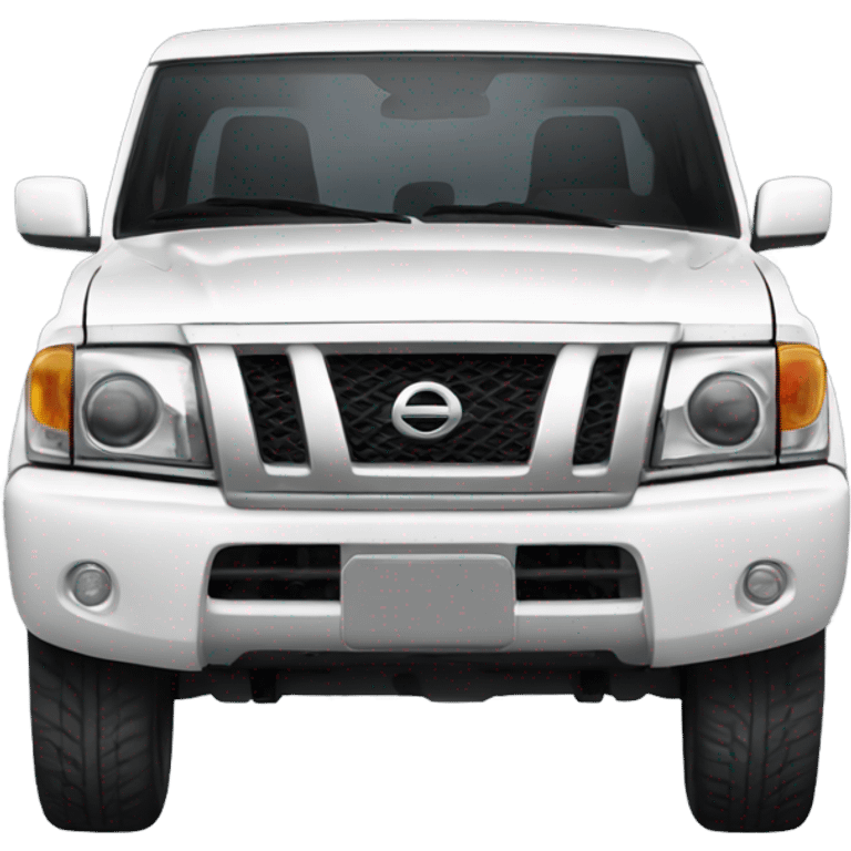 white nissan patrol emoji