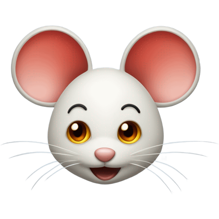 Electric mouse with pointy ears and red circles on its cheeks emoji