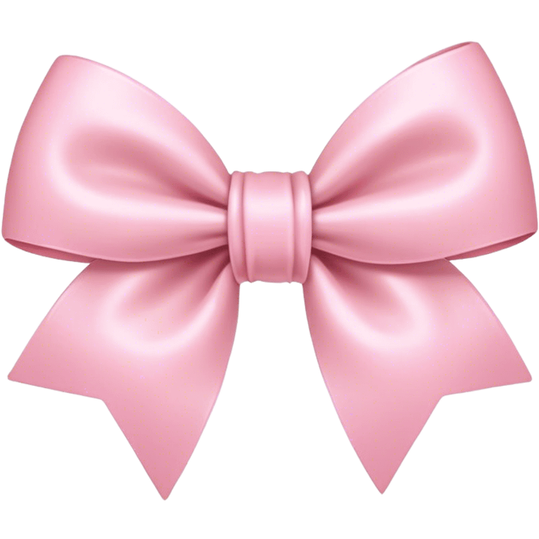 Light pink bow emoji