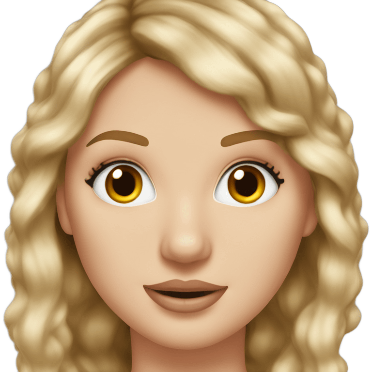 taylor swift with hyperpigmentation emoji