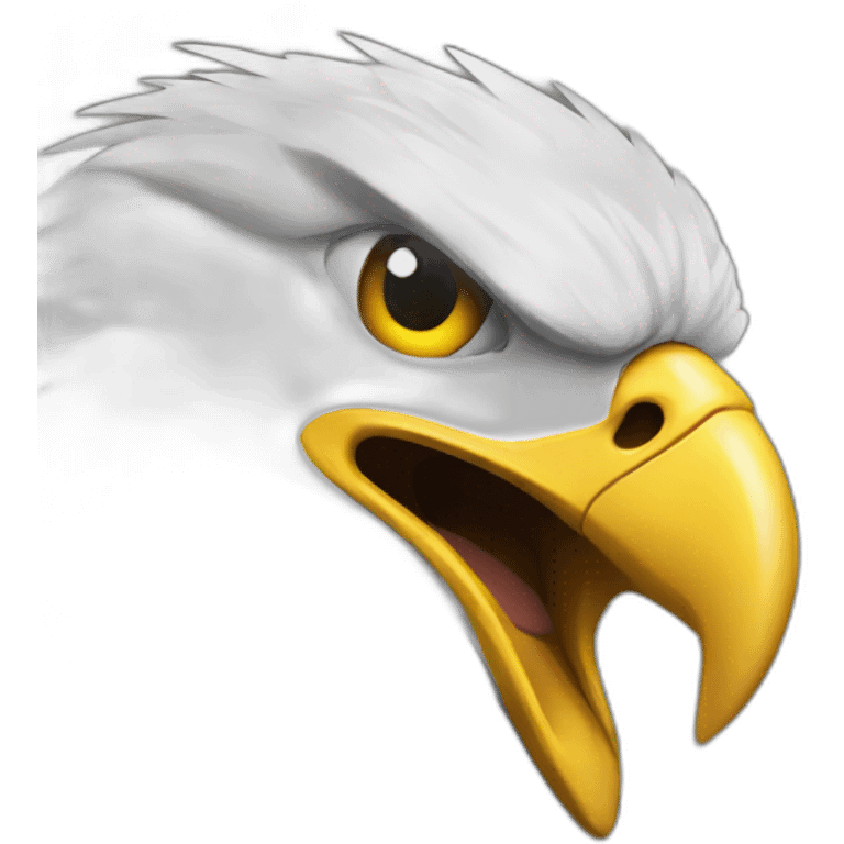 angry eagle emoji