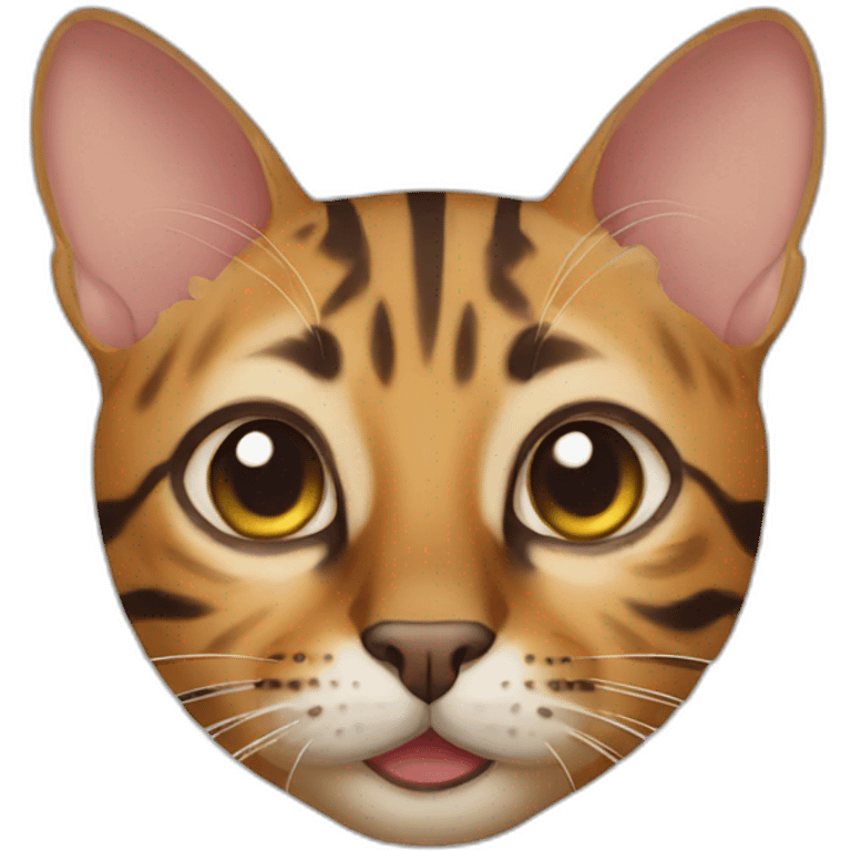 Bengal cat emoji