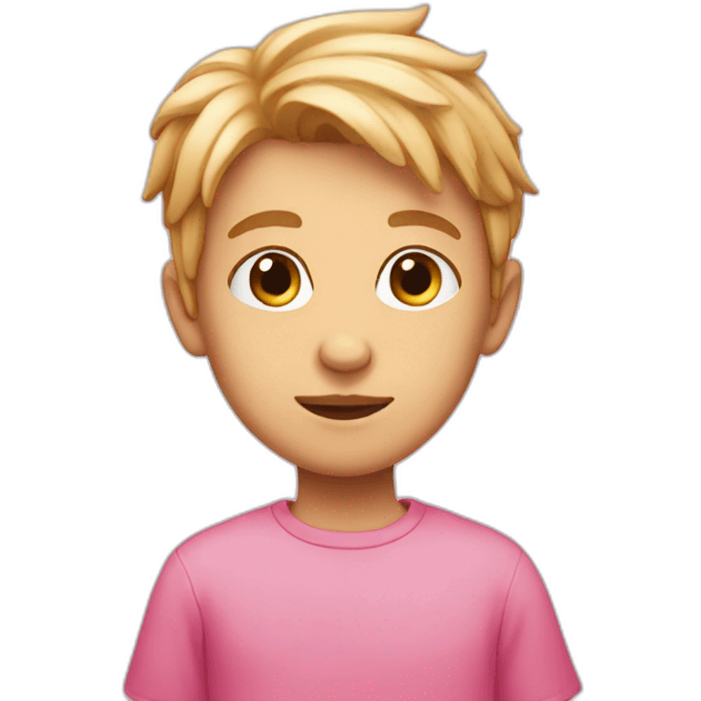 pink boy emoji