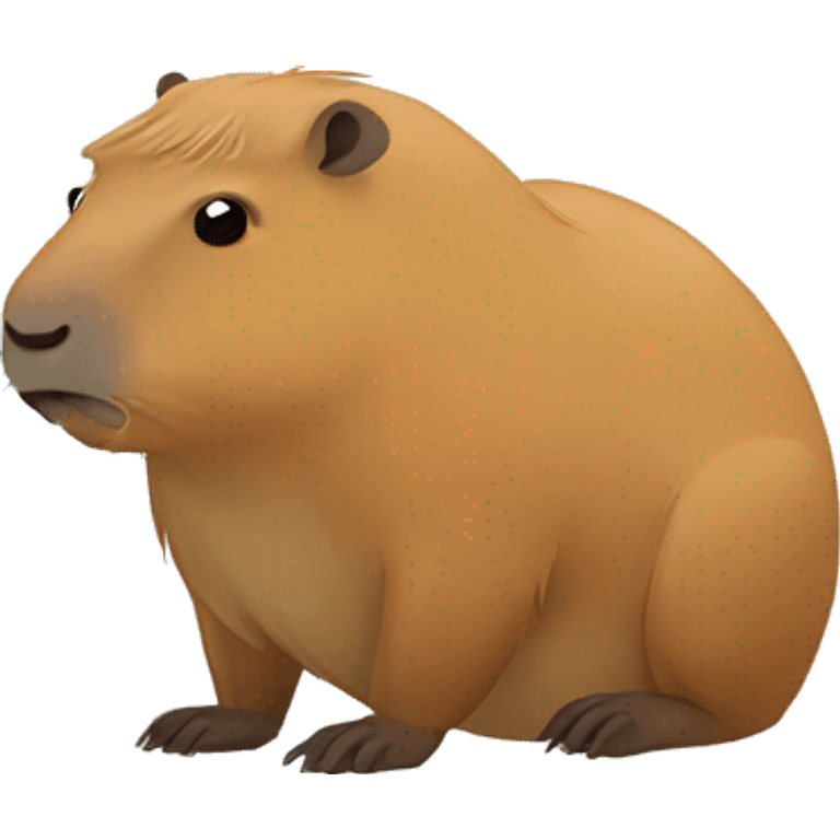 sad capybara emoji