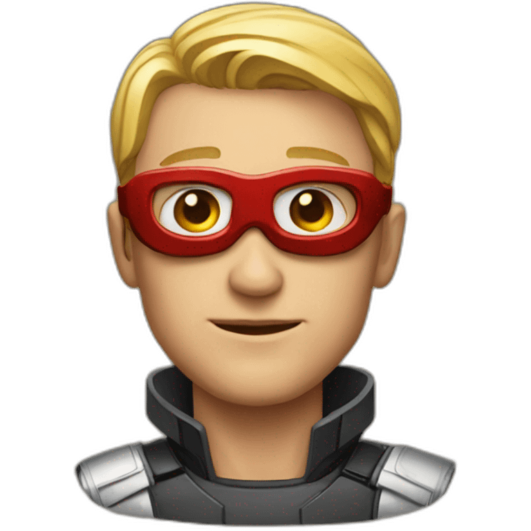 Portrait tech Super hero  emoji