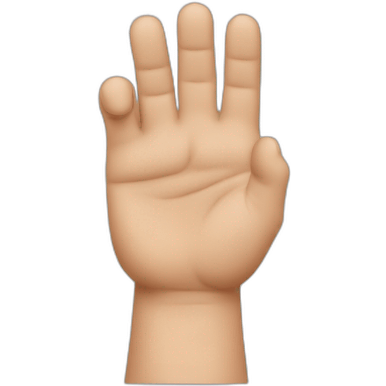 three-thick-fingers-upside-down emoji