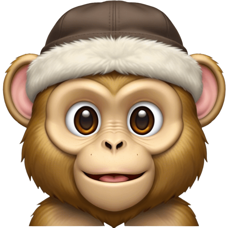 Monkey with a RFK hat emoji