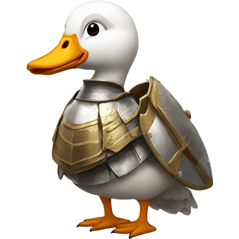 Goose with armor  emoji