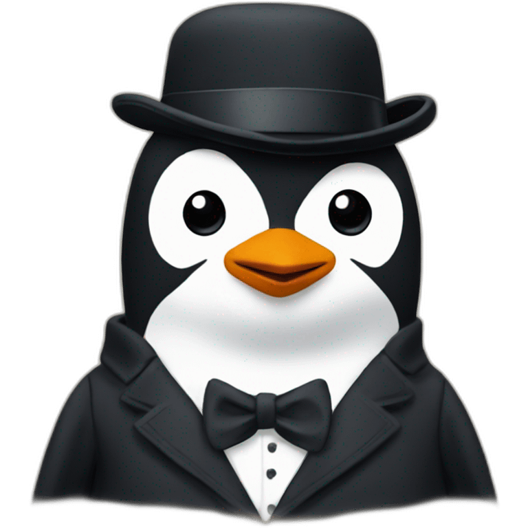 penguin peaky blinders flat cap emoji