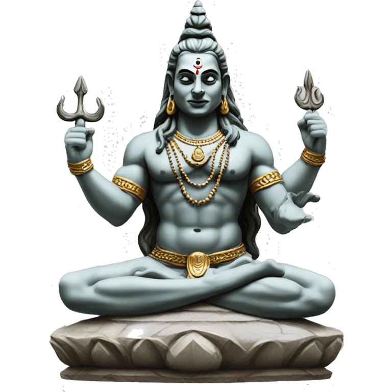 Lord shiva statue  emoji