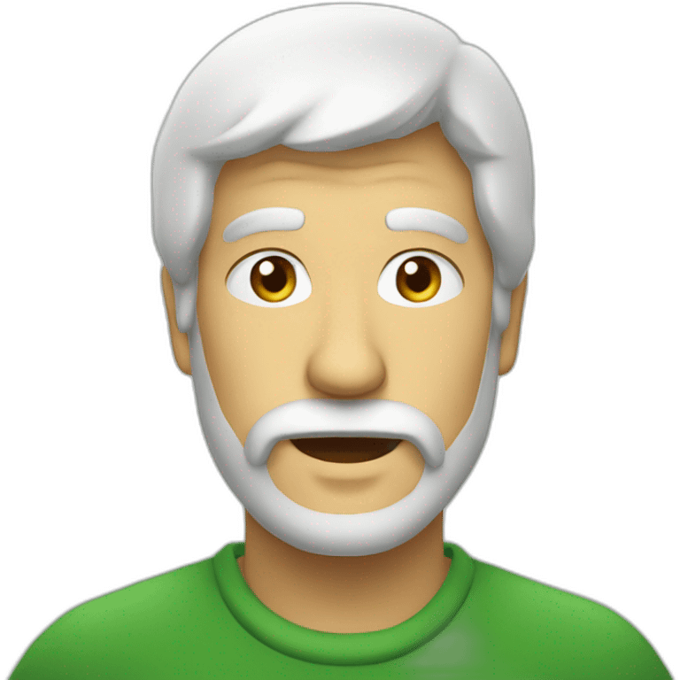 Pere Noël vert emoji