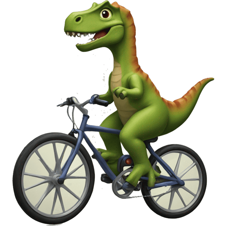 Bike dinosaur emoji