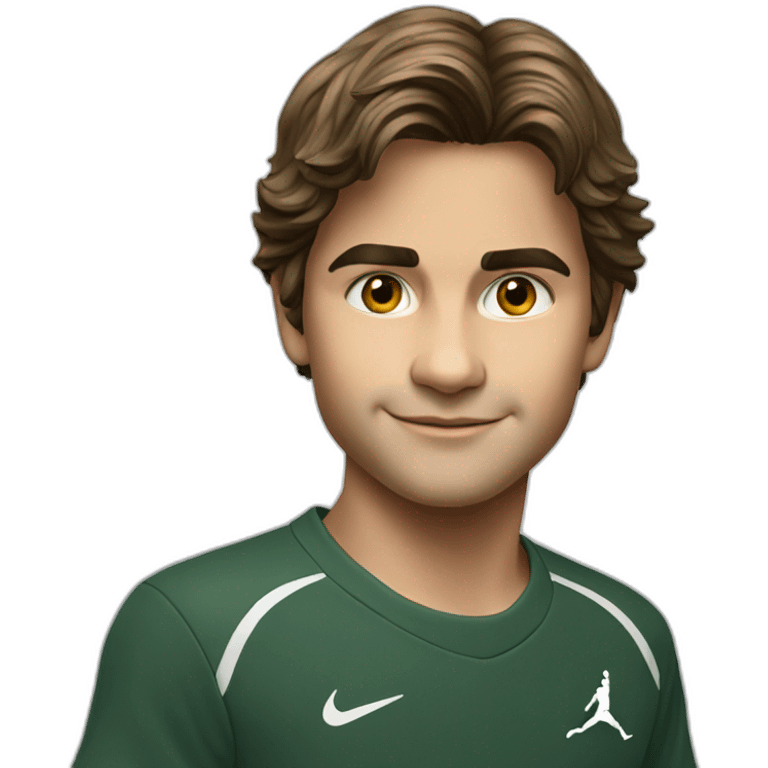 Young federer emoji