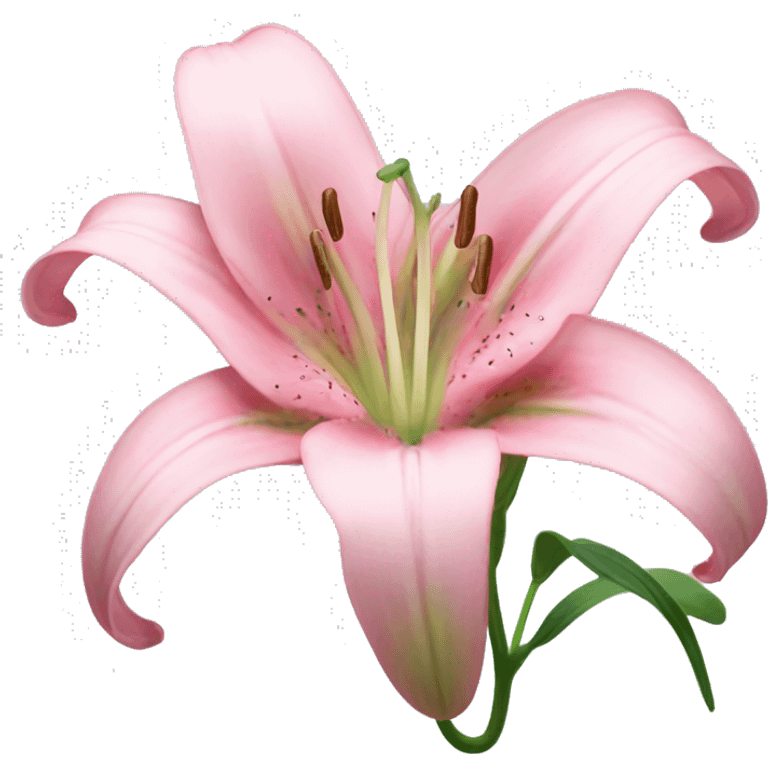 light pink lilium emoji