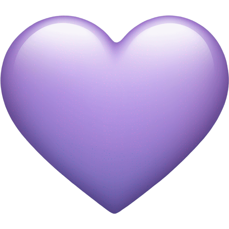 Lilac heart emoji