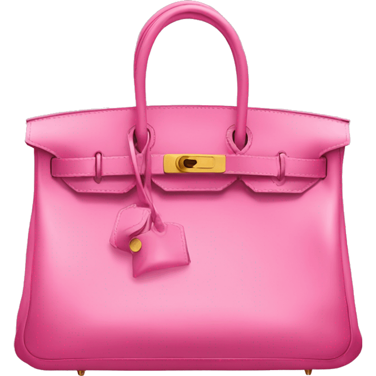 Bag pink Hermes birkin  emoji