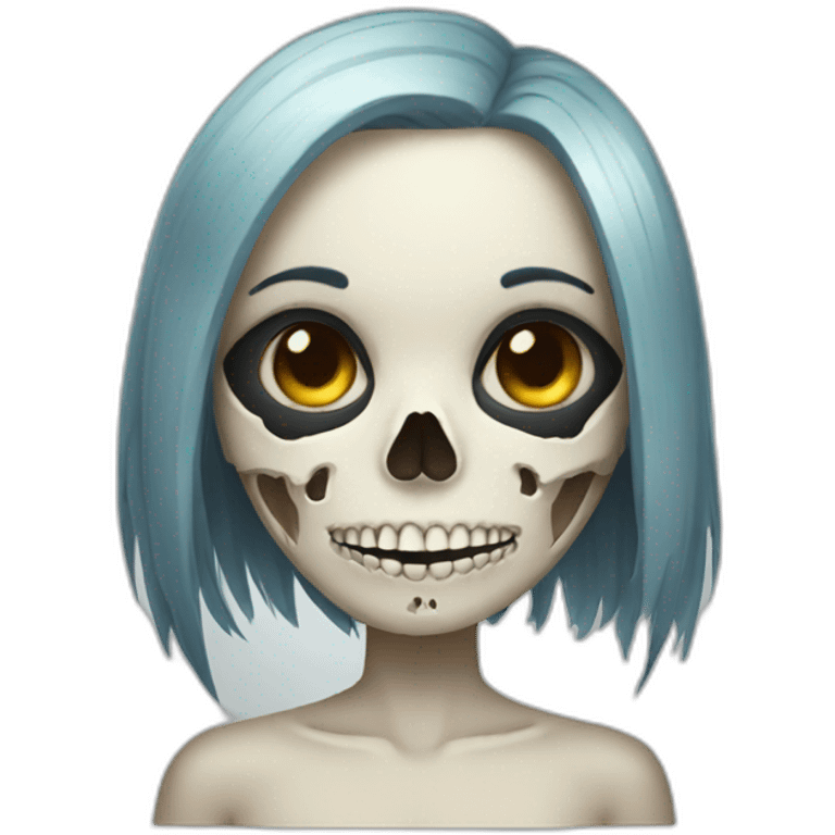 Skull girl emoji