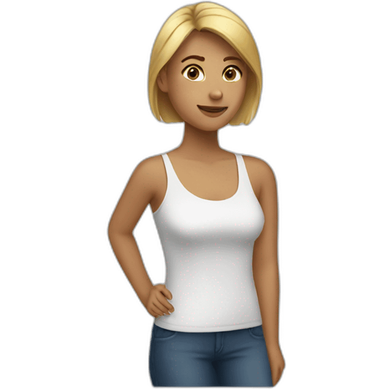 women shoulders emoji