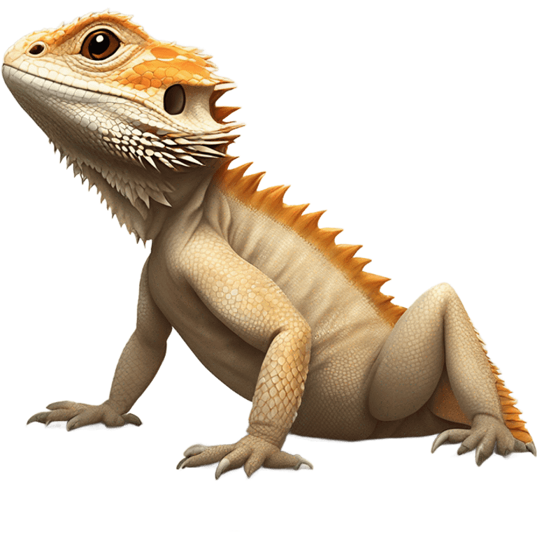 Make a bearded dragon emoji