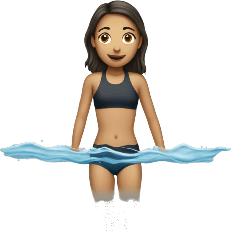 girl swimming emoji