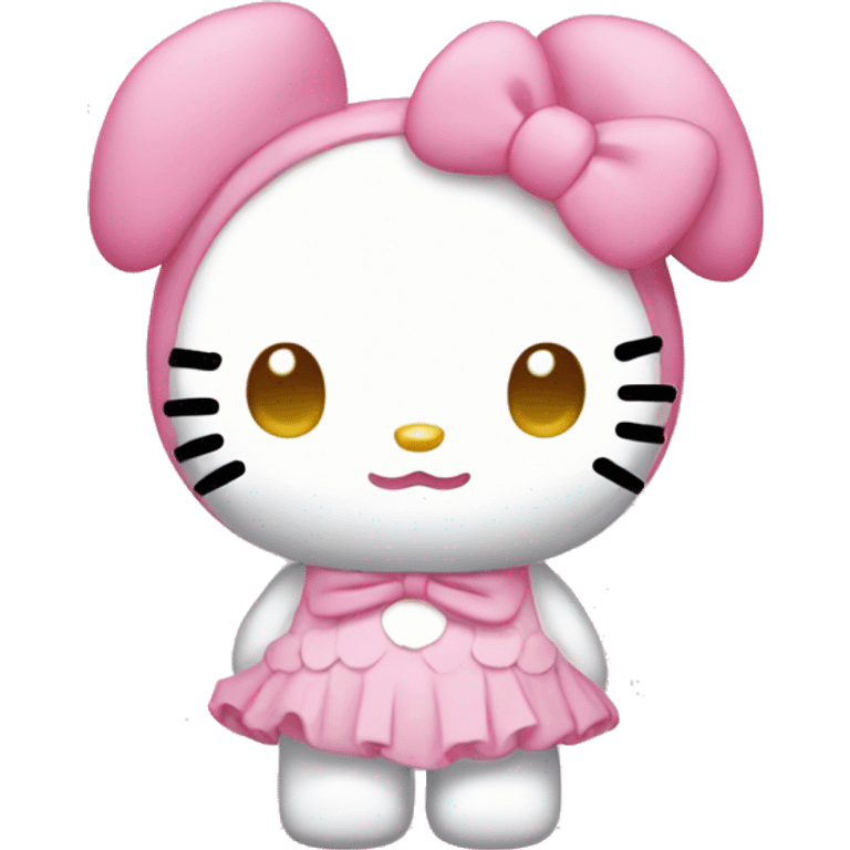 My melody hello kitty emoji emoji