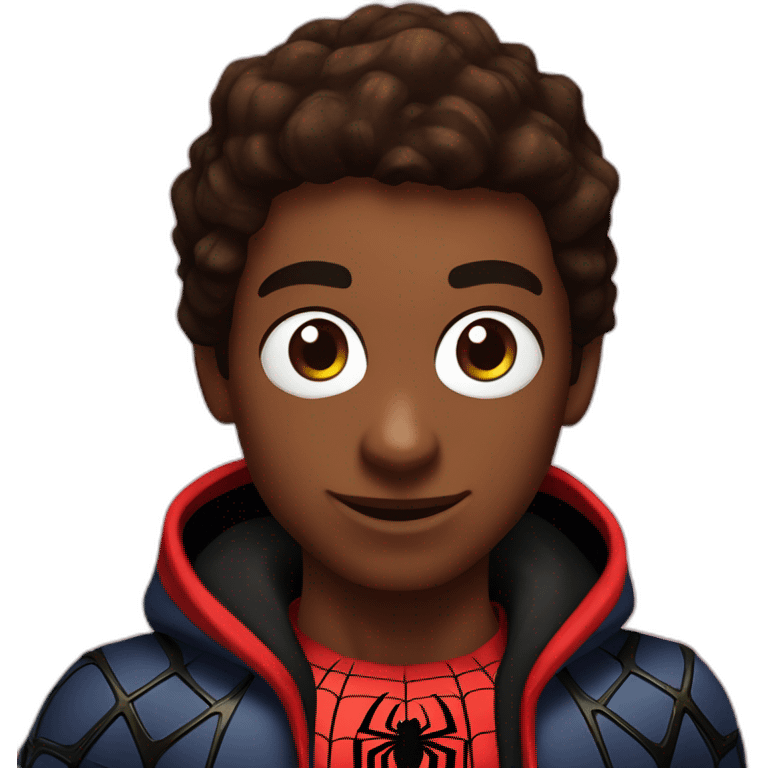 Spiderman miles morales emoji