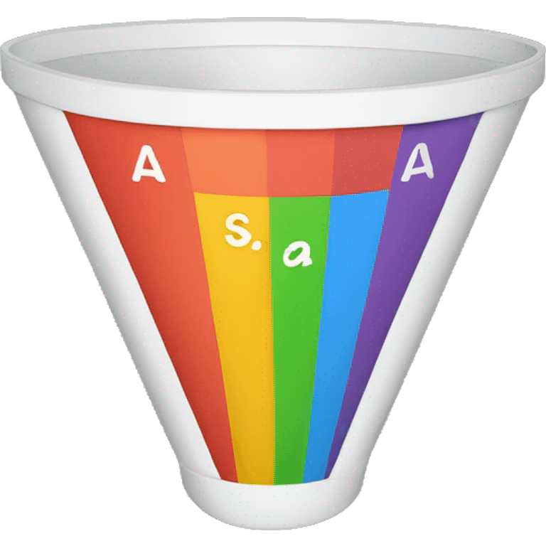 funnel chart for sales emoji