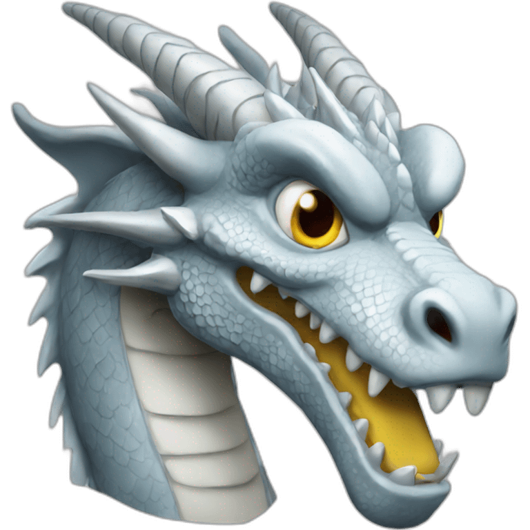 silver dragon emoji