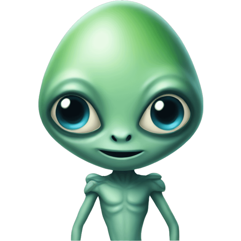 a fairytale alien emoji