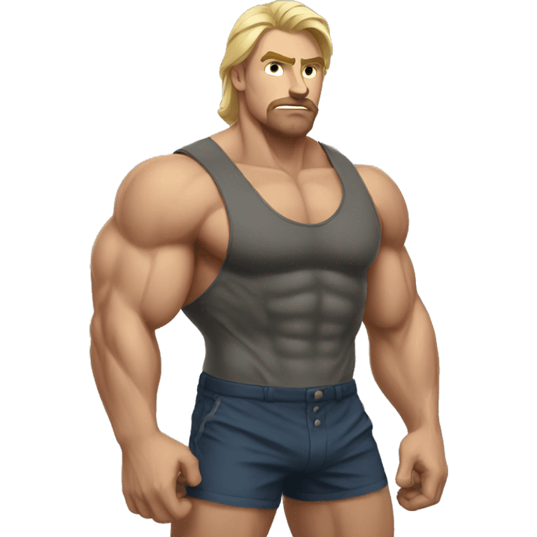 Muscular Russian emoji