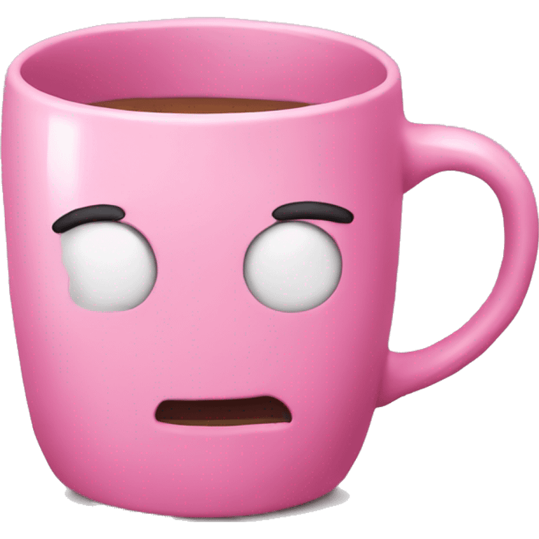 Pink mug that says Jae emoji