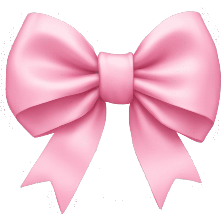 Baby pink bow emoji