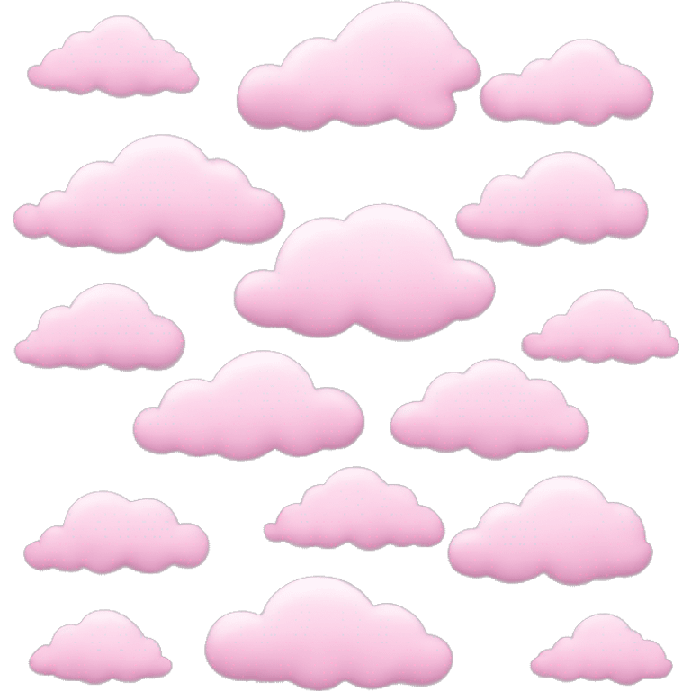 Cloud pink  emoji